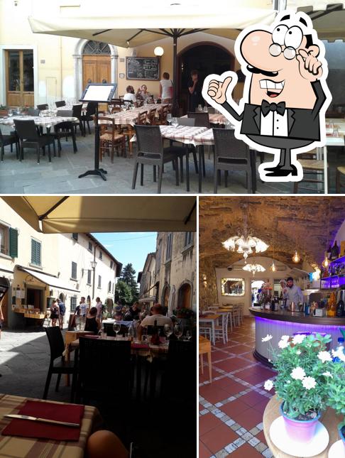 Dai un'occhiata agli interni di Il Cantuccio Restaurant Wine Bar - Castellina