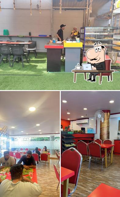 The interior of Kalyana Biriyani