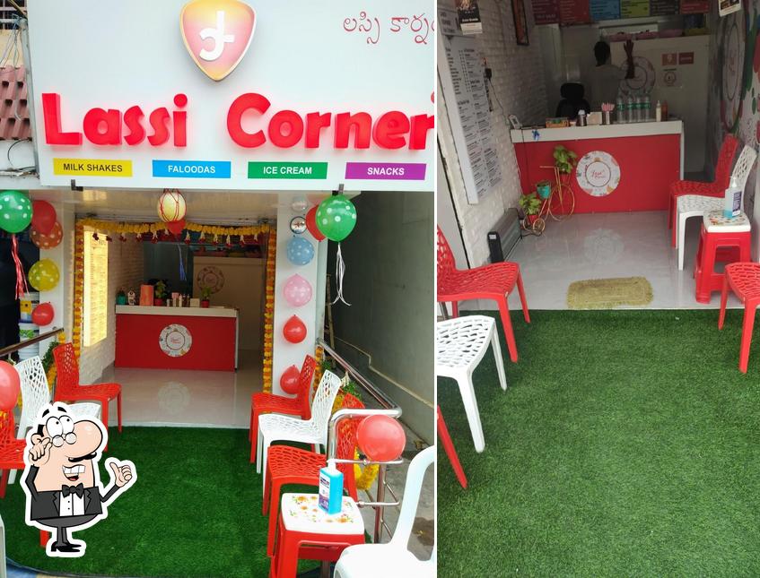 The interior of Lassi Corner