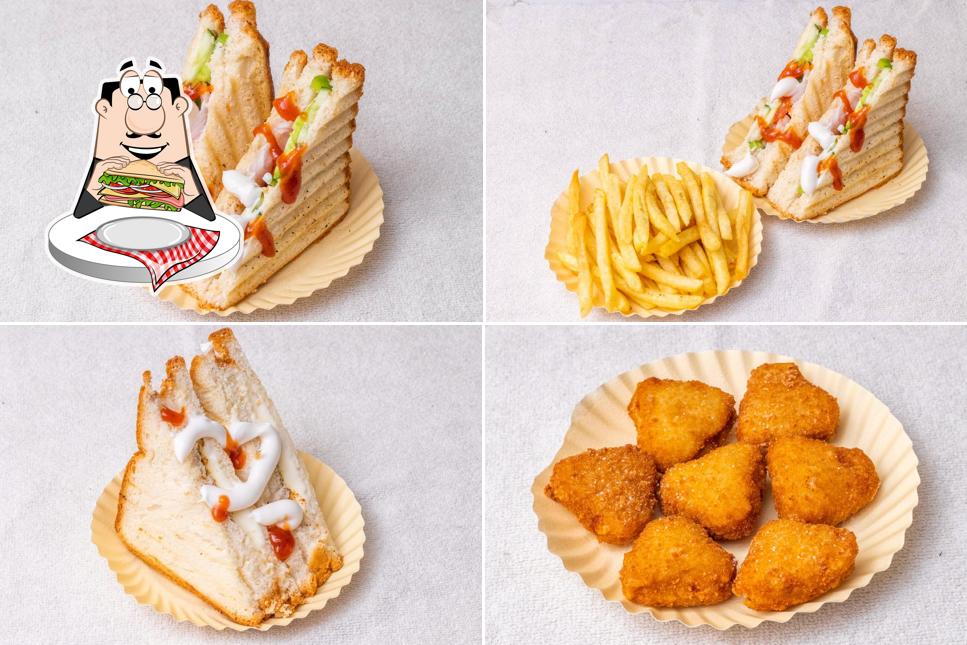 Club sandwich at Lassi Shop