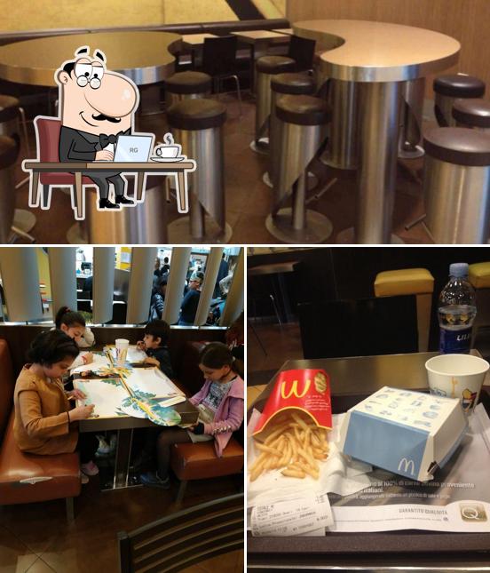 Gli interni di McDonald's Cinecittà Due