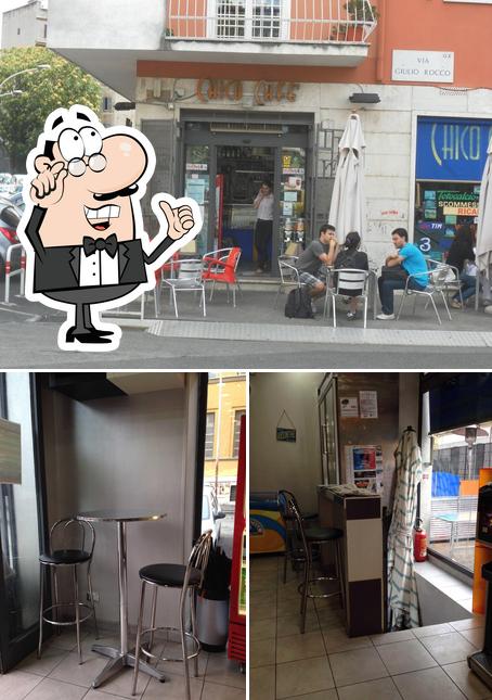 Gli interni di Chico Cafe