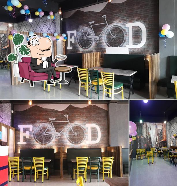 The interior of Burger Hut - Dhariwal