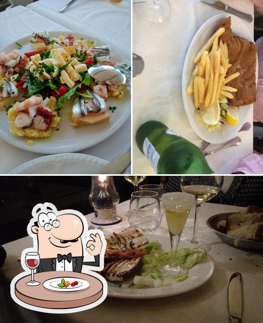 Platti al Ristorante Ciro al Borgo Marinari