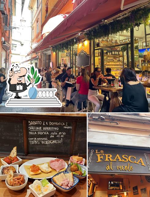 Osteria La Frasca al Vicolo si caratterizza per la esterno e cibo