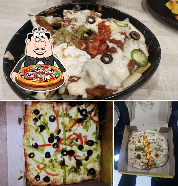 Try out pizza at The Binge Kitchen