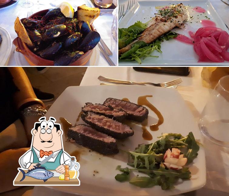 Salmone grigliato al Ristorante Piazzetta Petrone