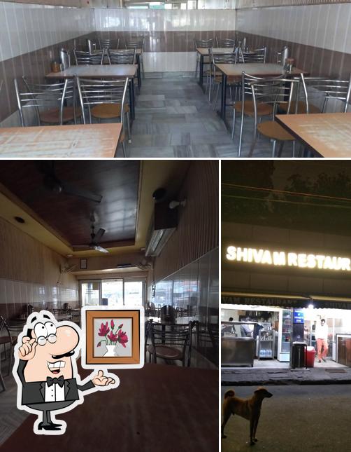 The interior of Shivam Restaurant