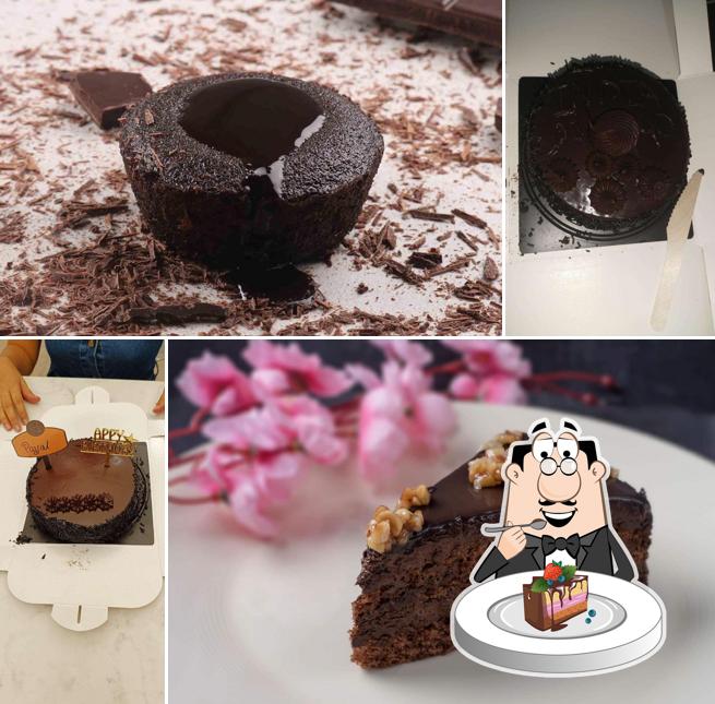 Chocolate cake at Sweet Truth Airoli