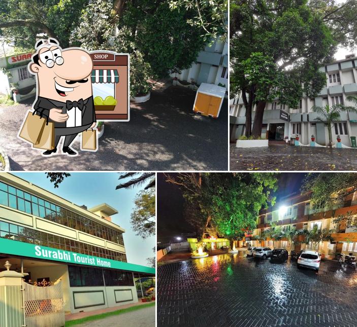 Check out how Hotel Surabhi Suites looks outside