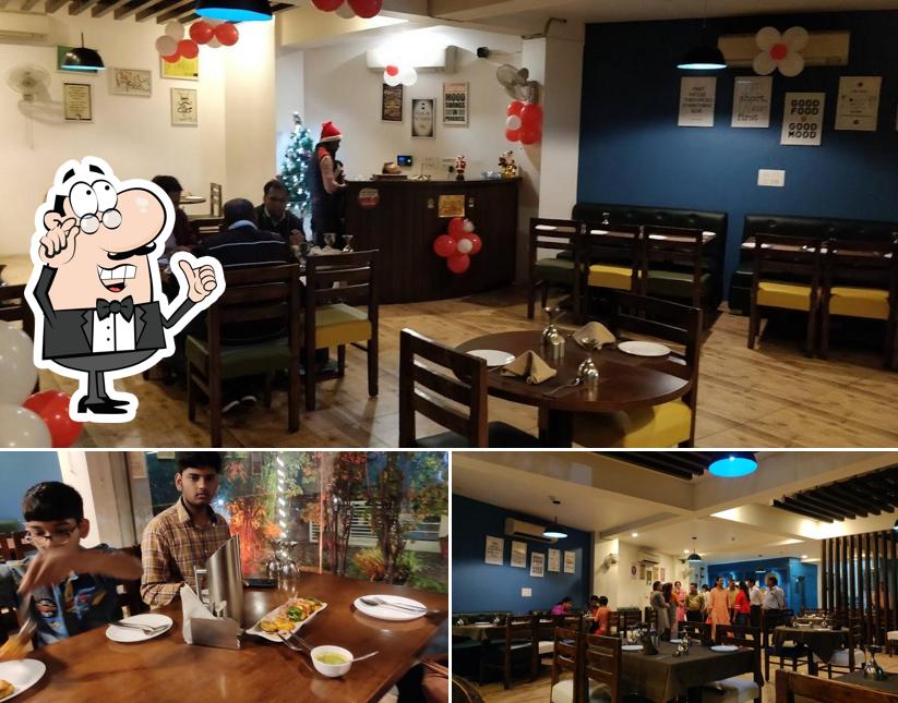 The interior of Woods Restaurant