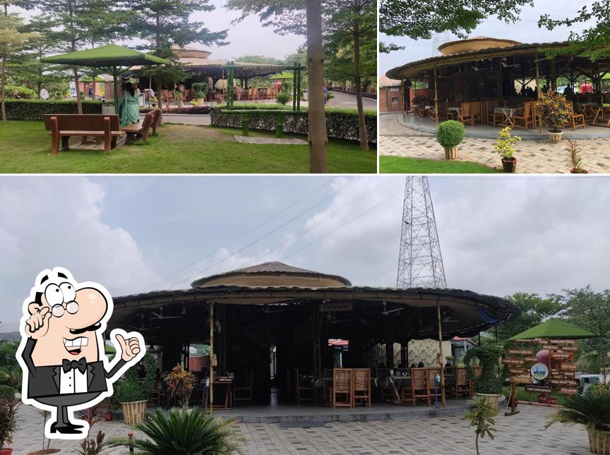 The interior of Ekta tribal cafe