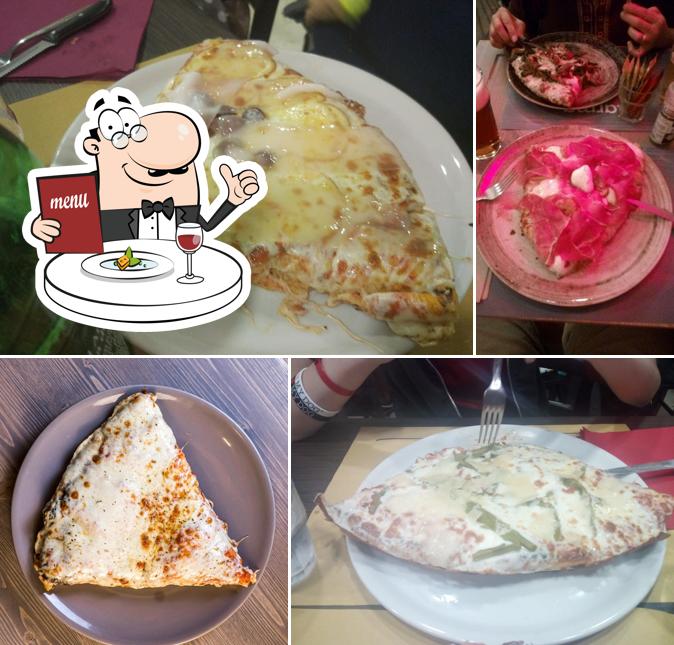 Cibo al Karma pizza al trancio con forno a legna