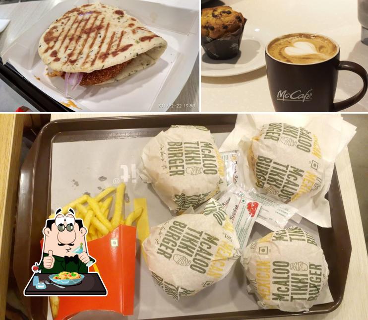 The photo of food and beverage at McDonald's