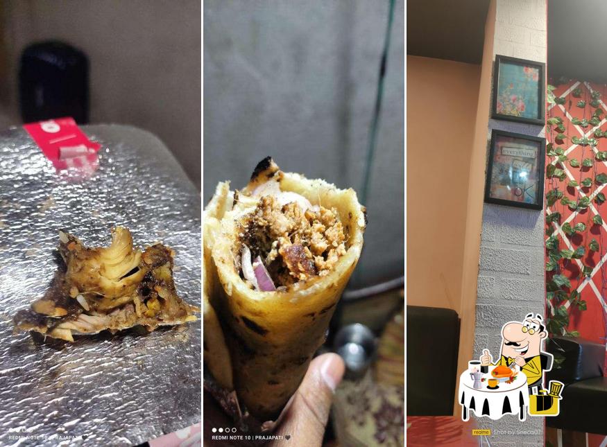 Food at 9959 barbeque restaurant