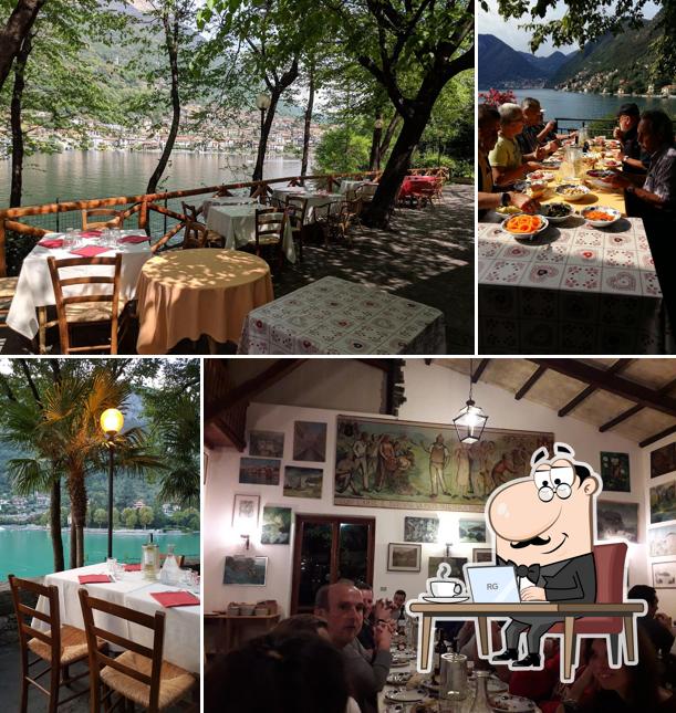 Gli interni di Locanda Dell'Isola Comacina - Ristorante