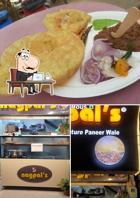 The image of interior and food at NAGPAL'S CHOLE BHATURE CHANDIGARH
