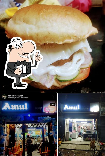 See this pic of NAMASTE AMUL