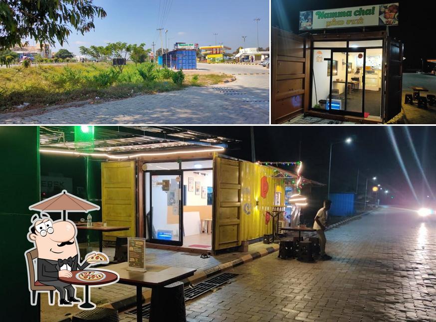 The exterior of Namma Chai Highway cafe