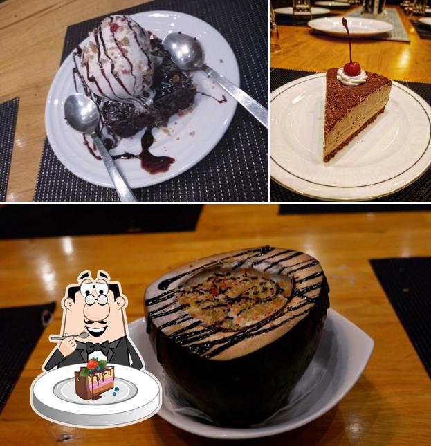 Chocolate cake at One Dine Namakkal