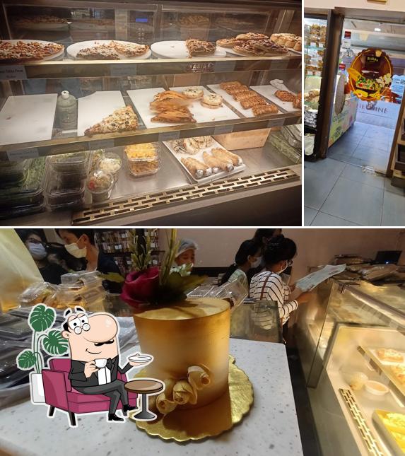 The interior of Rishika's Sweet Temptations