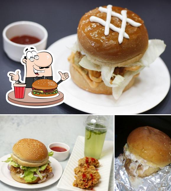 Try out a burger at Rollerout