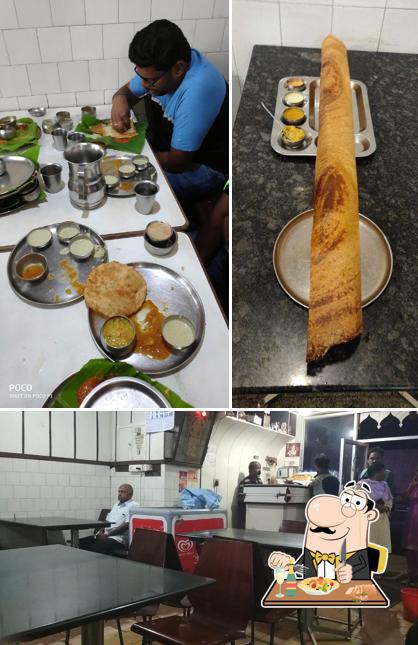 The picture of food and interior at Sri Ramachandra Lunch Home