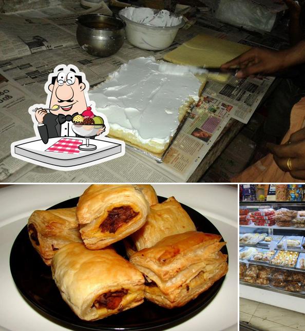 Venus bakery convent road chiyyaram offers a variety of desserts