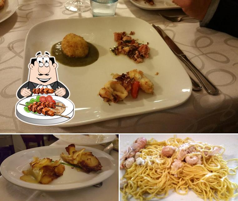 Cibo al Ristorante la Taverna del Mare