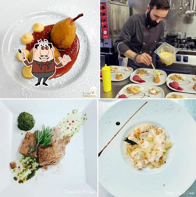 Platti al Trattoria Doc Ël Crinêt