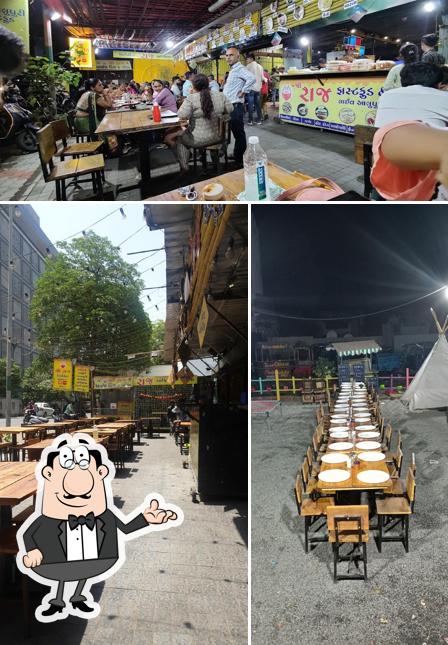 The interior of Shree Raj Khawsa, Aalupuri & Restaurants