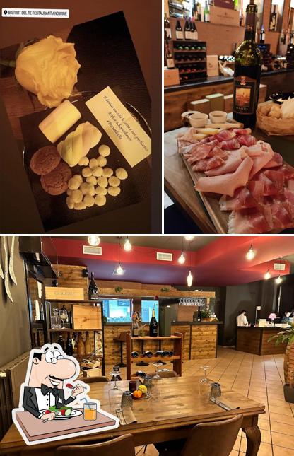 Questa è la immagine che mostra la cibo e interni di Bistrot del RE Restaurant and Wine
