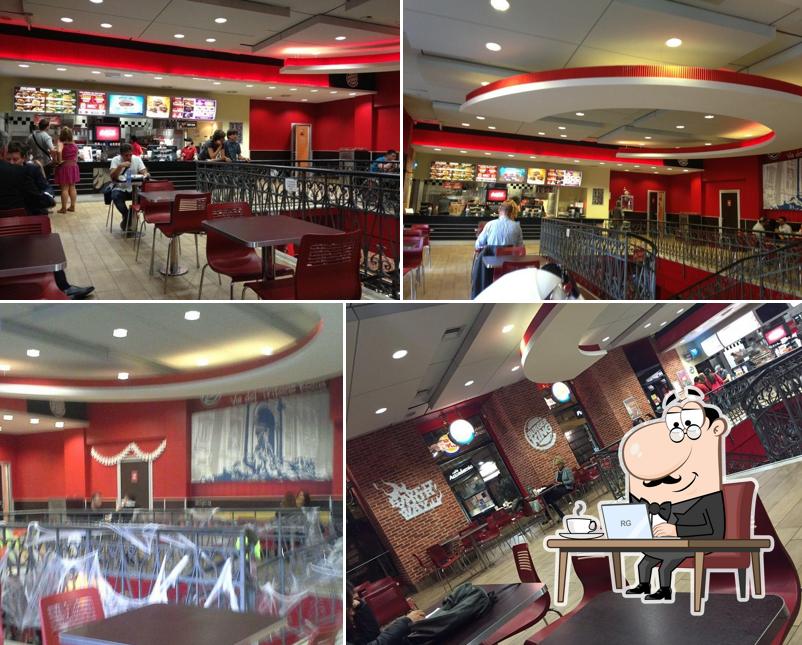 Dai un'occhiata agli interni di Burger King