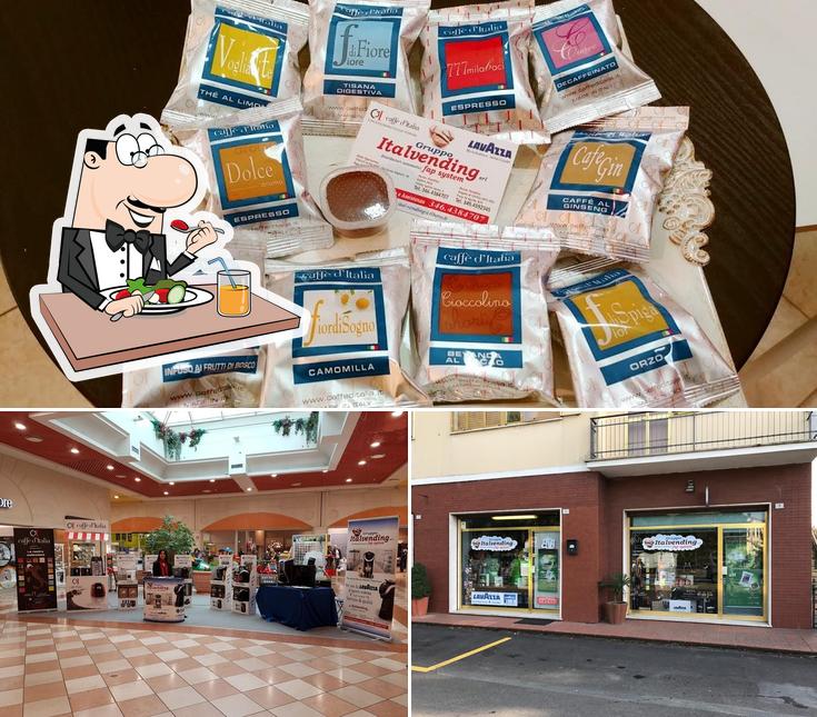 Tra le diverse cose da Italvending Srl Distributore Autorizzato LAVAZZA e concessionario Caffè d'Italia si possono trovare la cibo e esterno
