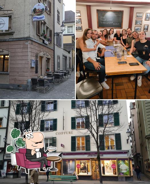 Dai un'occhiata agli interni di Café La Suisse - Doorzögli