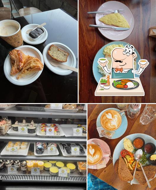 Food at Cafe cookies
