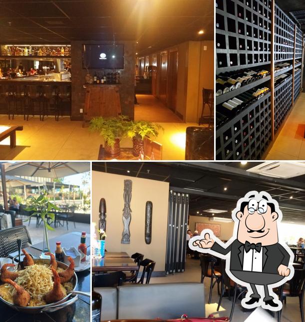 O interior do Coco Bambu - Flamboyant