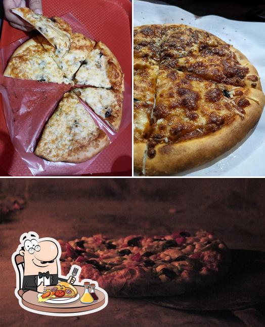 Pick different types of pizza