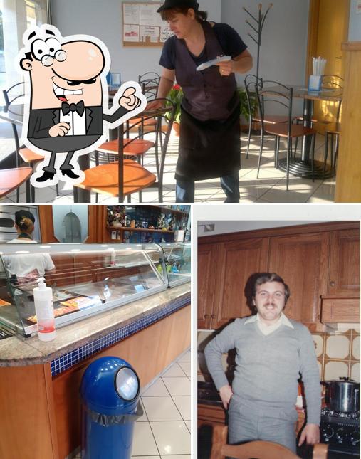 Gli interni di Pizzeria da Filippo