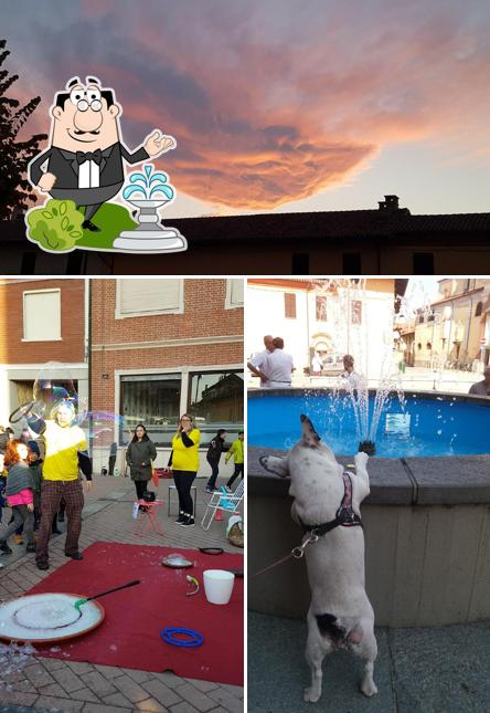 Gli esterni di La Piazza del Castello