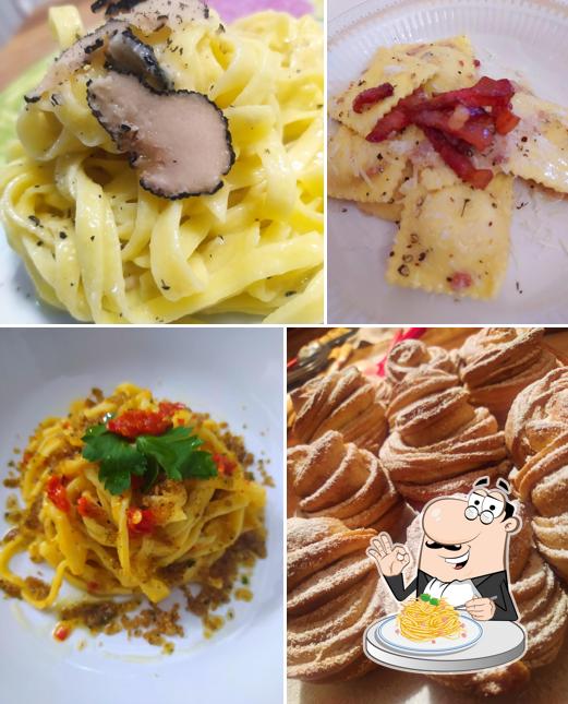 Spaghetti alla carbonara al Bar Ristorante "LuCampeggio"