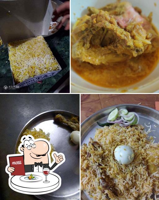 Food at Kolkata Taj Biryani House