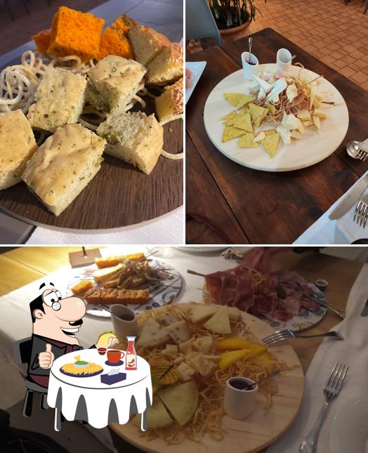 Piatto di formaggi al Osteria del Tuffetto