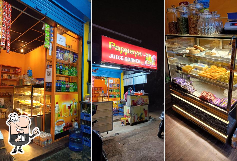 The interior of Pappaya tea juice corner valiyaparambu