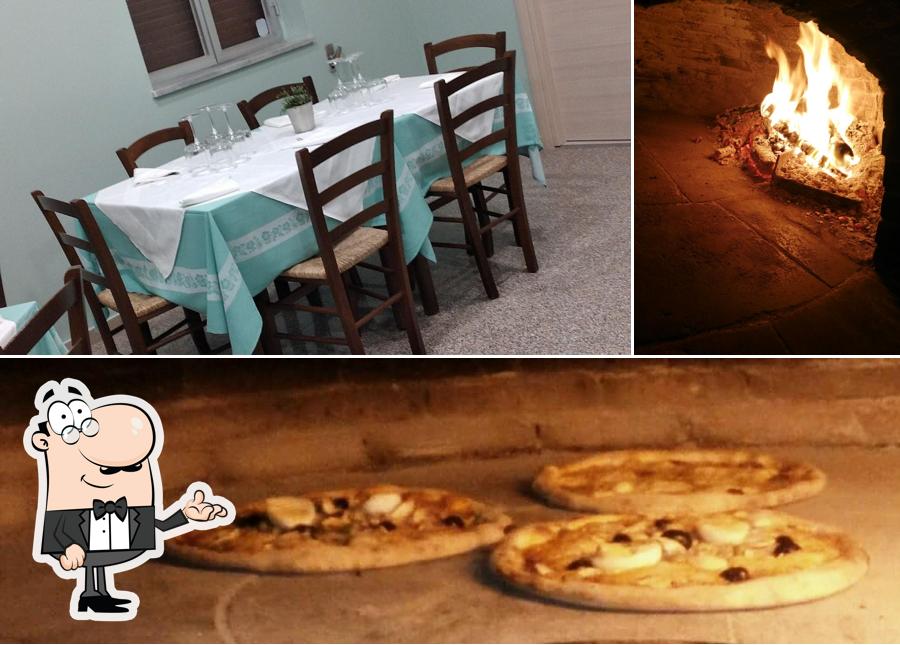 La interni e torta del ristorante