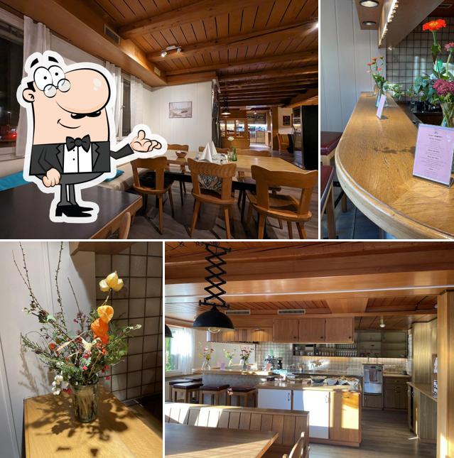 Gli interni di Pop-up Café Bahnhöfli Bubikon