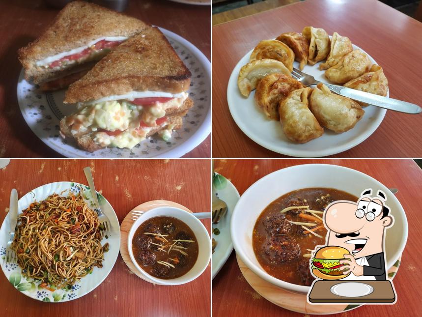 Try out a burger at Raj Food Corner