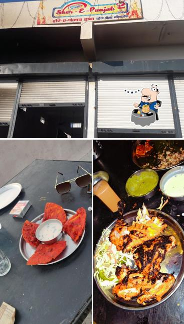 Check out the picture depicting food and exterior at Sher-E-Punjab Dhaba