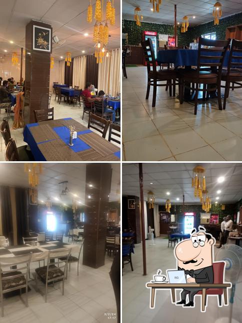 The interior of SunShine Restaurant
