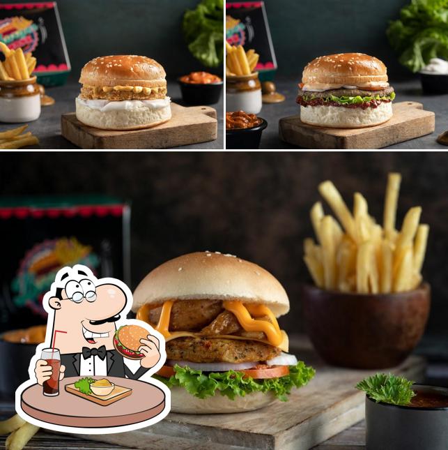 Treat yourself to a burger at Burger Monk